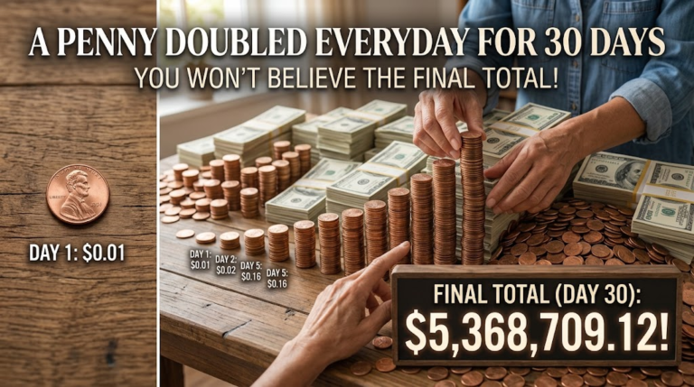 A Penny Doubled Everyday for 30 Days
